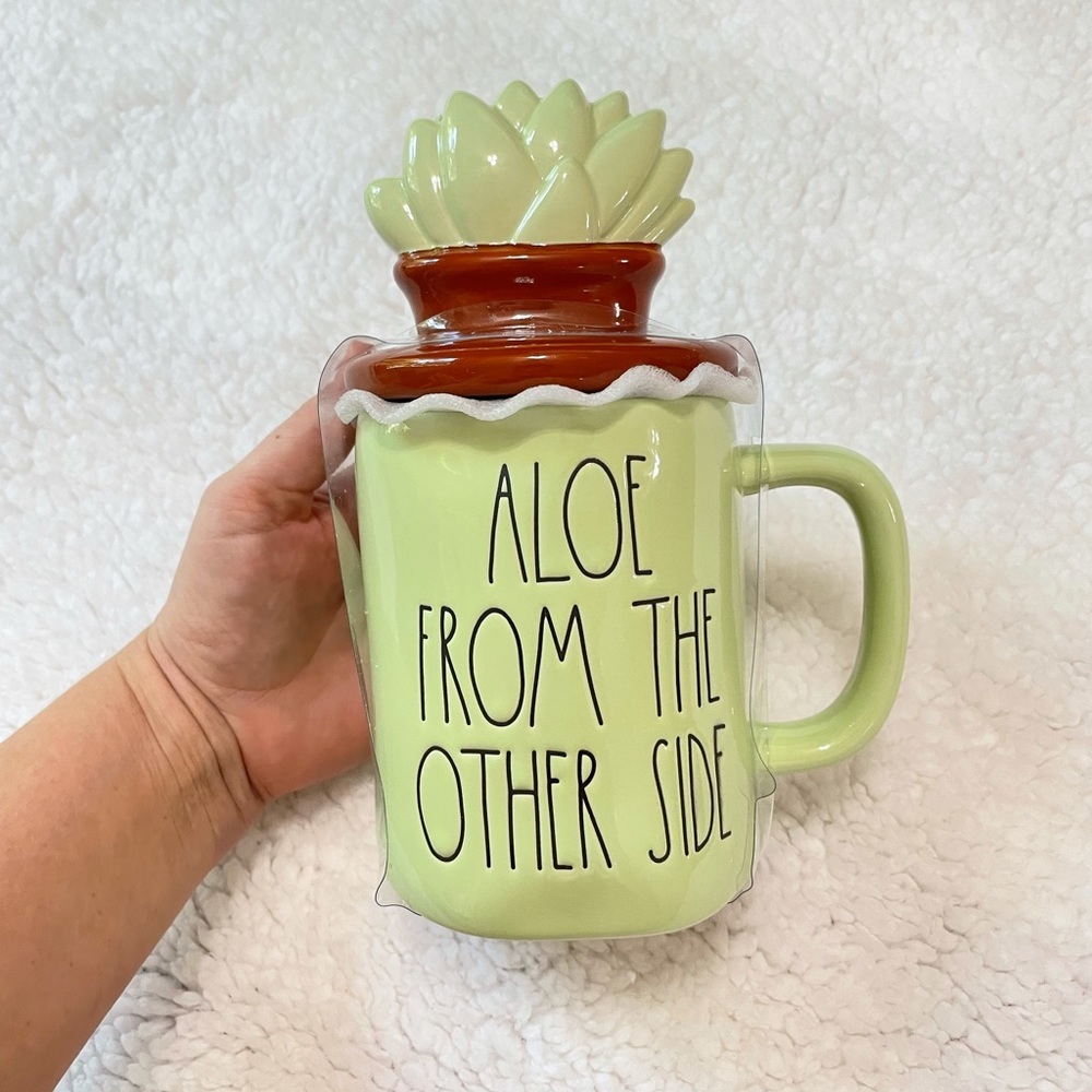 Nib Rae Dunn aloe from the other side mug